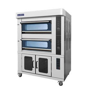 Industrial 2 Deck Commercial Gas Oven 4 Trays Plus 8 Trays Proofer