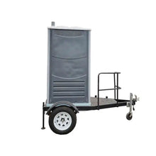 Load image into Gallery viewer, plastic outdoor toilet with trailer