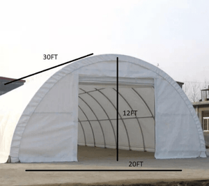 Single Truss Storage Shelter 11oz PE 300g 20x30x12ft PVC Fabric buildings