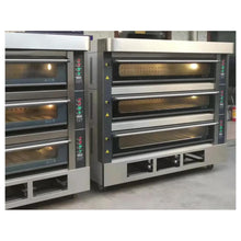 Load image into Gallery viewer, 3 Deck 9 Trays Commercial Electric Oven