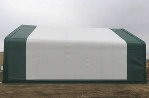 Double Truss Storage Shelter W30'xL40'xH20' 450g PVC