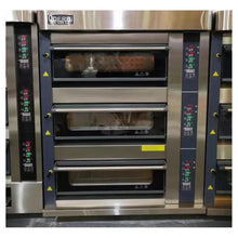 Load image into Gallery viewer, 3 Deck 9 Trays Commercial Electric Oven