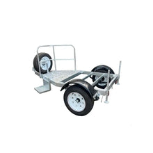 Load image into Gallery viewer, plastic outdoor toilet with trailer