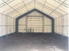 Cargar imagen en el visor de la galería, Double Truss Storage Shelter W30&#39;xL40&#39;xH20&#39; 450g PVC