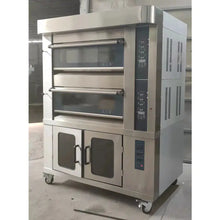 Load image into Gallery viewer, Industrial 2 Deck Commercial Gas Oven 4 Trays Plus 8 Trays Proofer