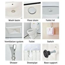 Load image into Gallery viewer, Modular Bathroom With Sliding Door