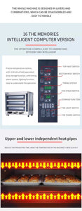 3 Deck 9 Trays Commercial Electric Oven