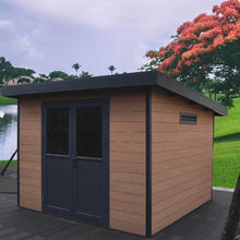 Cargar imagen en el visor de la galería, WPC Storage Shed L9.9 x W9.9 x H7.9