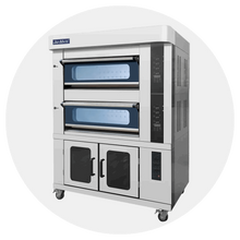 Cargar imagen en el visor de la galería, Industrial 2 Deck Commercial Gas Oven 4 Trays Plus 8 Trays Proofer