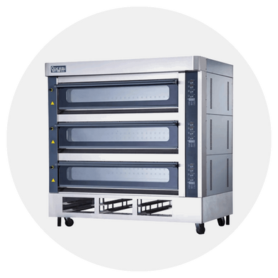 3 Deck 9 Trays Commercial Electric Oven