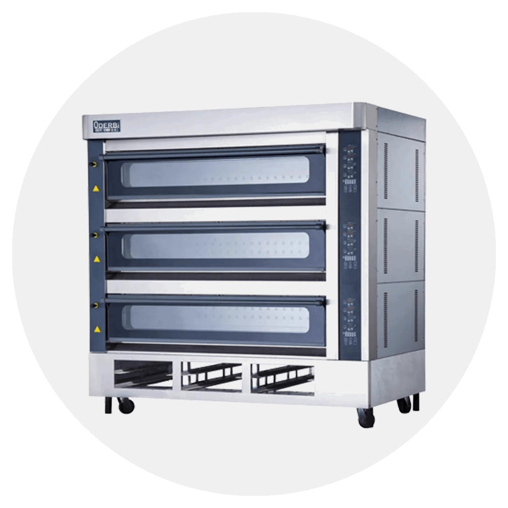 3 Deck 9 Trays Commercial Electric Oven