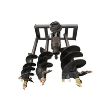 Carregar imagem no visualizador da galeria, Skid Steer Auger with 3 bits in 9&#39;&#39;, 12&#39;&#39;, 18&#39;&#39;