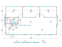 Load image into Gallery viewer, Prefabricated Expandable 3 Bedroom Home 72sqm With Basics Equipped