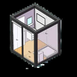 Portable Restroom With Shower 6 Units
