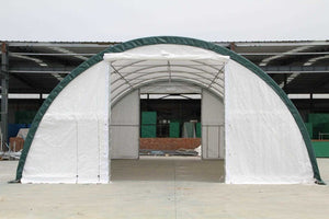 Single Truss Storage Building Shelter Fabric 30'x40'x15' PE 300g