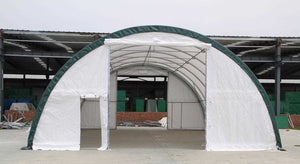 Single Truss Storage Building Shelter Fabric 30'x40'x15' PE 300g