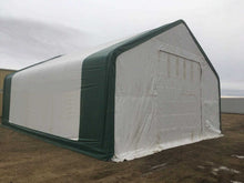 Carregar imagem no visualizador da galeria, Storage Shelter Double Truss 30x40x20ft With Winch Doors 300g PE