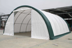 Single Truss Storage Building Shelter Fabric 30'x40'x15' PE 300g