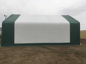 Single Truss Storage Shelter W20'xL40'xH12' 450g PVC