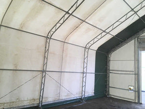 Single Truss Storage Shelter W20'xL40'xH12' 450g PVC