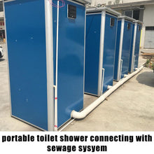 Charger l&#39;image dans la galerie, Portable Single Restroom Gray L3.61 x W3.61 x H7.6ft
