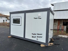 Load image into Gallery viewer, Mobile Office Size 13ft with Toilet Sink and Shower 3 Units