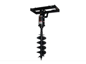 Skid Steer Auger with 3 bits in 9'', 12'', 18''