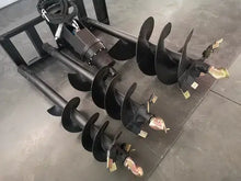 Carregar imagem no visualizador da galeria, Skid Steer Auger with 3 bits in 9&#39;&#39;, 12&#39;&#39;, 18&#39;&#39;