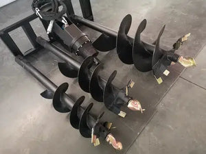 Skid Steer Auger with 3 bits in 9'', 12'', 18''