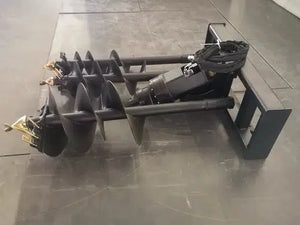 Skid Steer Auger with 3 bits in 9'', 12'', 18''