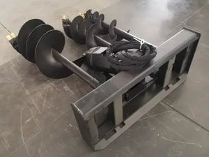 Skid Steer Auger with 3 bits in 9'', 12'', 18''