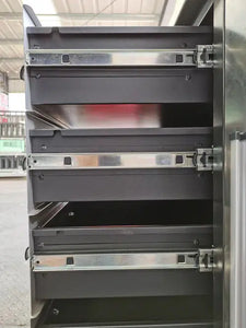 Storage Cabinet with Workbench 10ft (18 Drawers & 2 Cabinets)