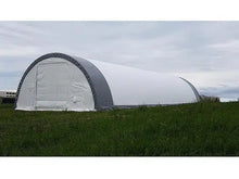 Load image into Gallery viewer, Single Truss Arch Storage Shelter W30&#39;xL85&#39;xH15&#39; 11oz PE