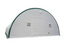 Carregar imagem no visualizador da galeria, Single Truss Arch Storage Shelter W40&#39;xL80&#39;xH20&#39; 11oz PE