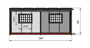 Expandable 19x20ft Prefab Mobile House