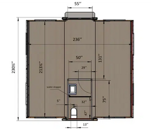Expandable 19x20ft Prefab Mobile House