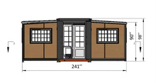 Load image into Gallery viewer, Expandable 19x20ft Prefab Mobile House